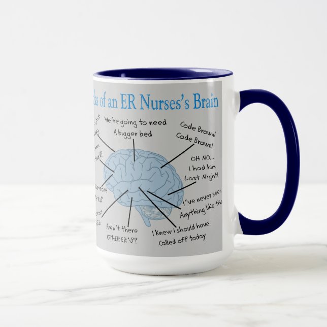 Tasse Atlas des dons de cerveaux d'une infirmière (Droite)