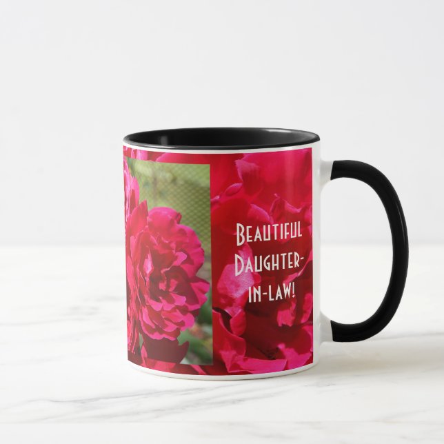 Tasse Attaque bonnes fêtes ma belle belle-fille (Droite)