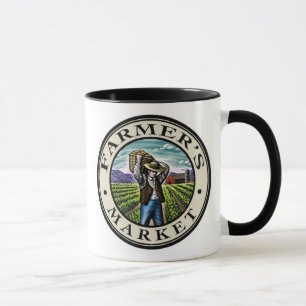 Tasse auf dem Bauernmarkt