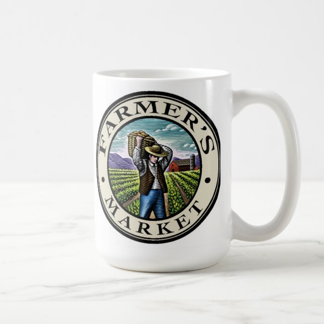 Tasse auf dem Bauernmarkt (Rechts)