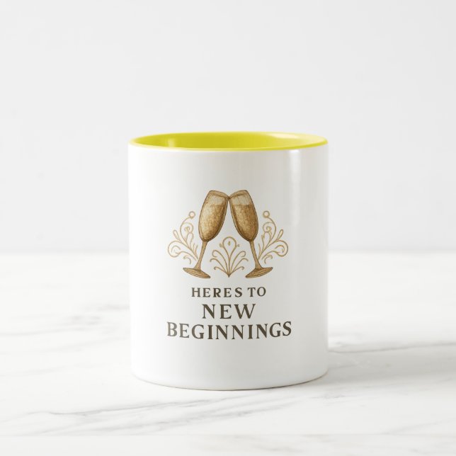 Tasse - Auf neue Anfänge (Mittel)
