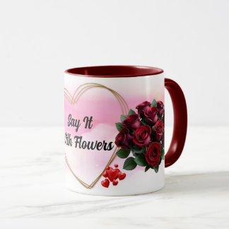 Tasse-Auflistung für benutzerdefinierte Rose Tasse