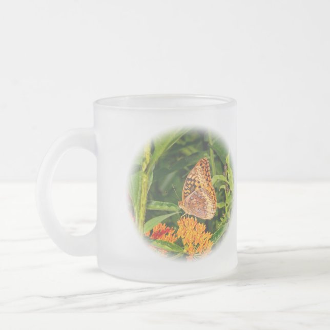 Tasse aus Fritillarglas (Links)