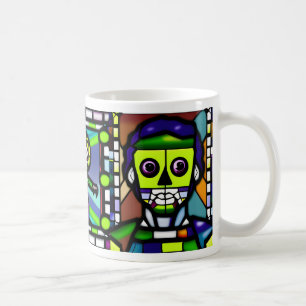 Tasse aus gestettetem Glas Halloween Zombie