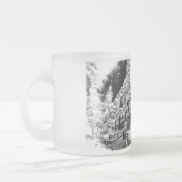 Tasse aus mattiertem Glas, 296 ml