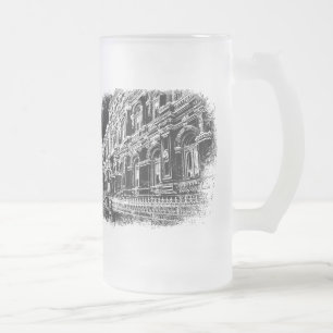 Tasse aus mattiertem Glas, 473 ml