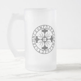 Tasse aus mattiertem Glas, Valhalla Oliver | Mjoll