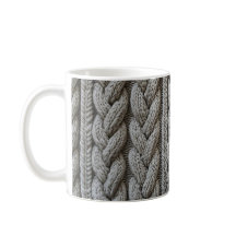 Tasse aus Strickstoffen