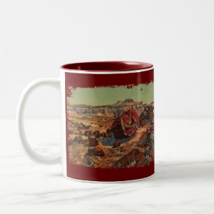 Tasse aus versteinertem Wald