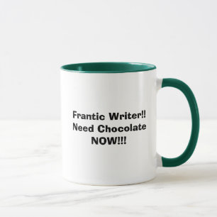 Tasse Auteur frénétique ! Chocolat du besoin MAINTENAN
