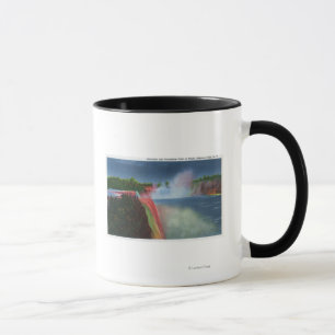Tasse Automnes d'Américain et de fer à cheval illuminés