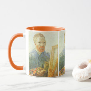 Tasse Autoportrait devant un chevalet, Vincent van Gogh