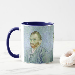 Tasse Autoportrait en bleu par Vincent van Gogh