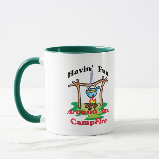 Tasse Autour du feu de camp (Gauche)