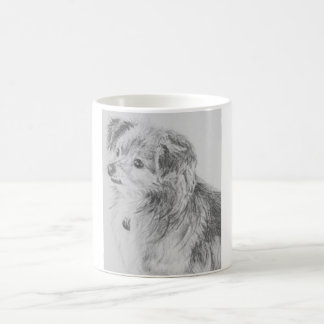 Tasse aux cheveux longs de chien de chiwawa