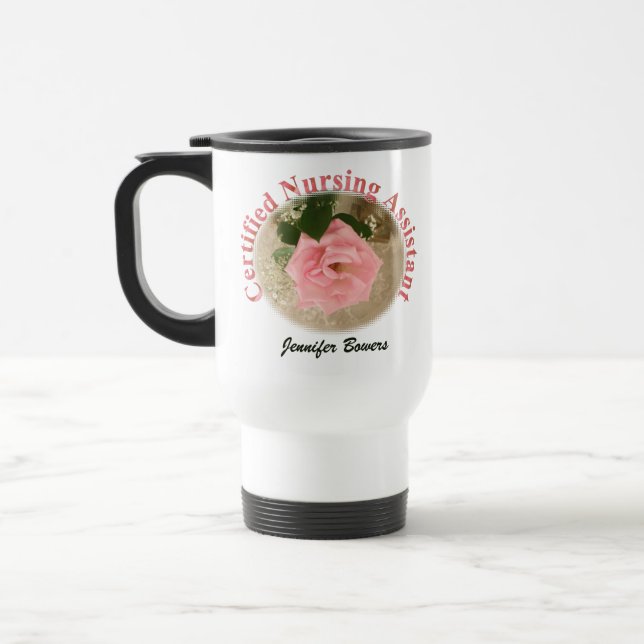 Tasse auxiliaire soignante certifiée de voyage (Gauche)