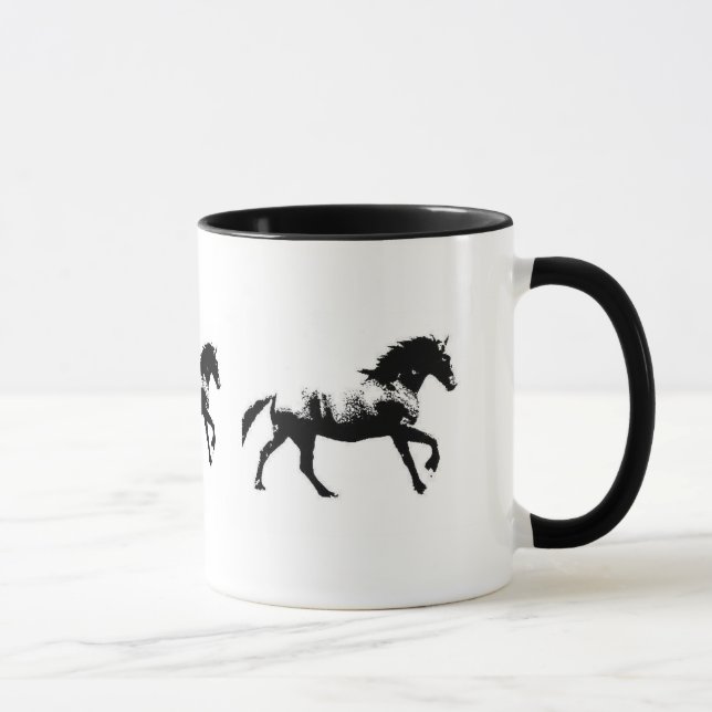 Tasse Avancer à petit galop frison (Droite)