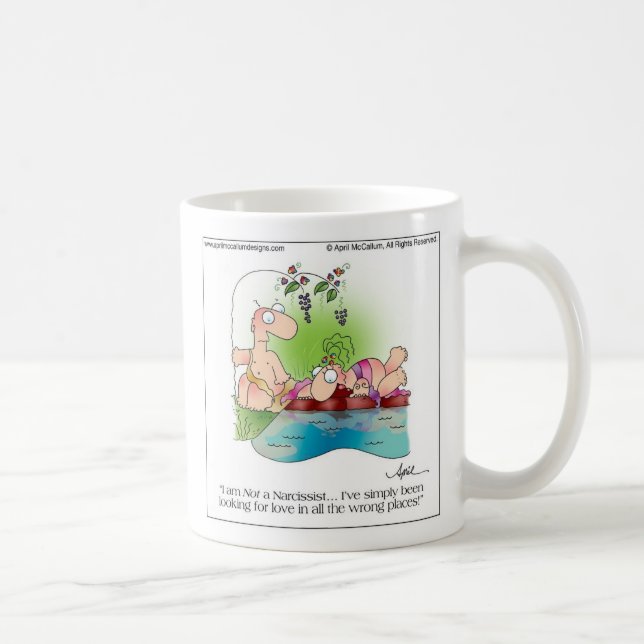 Tasse avant avril McCallum de FEMME de NARCISSIST (Droite)