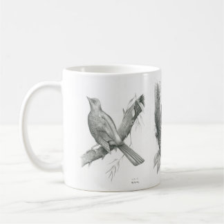Tasse avec 3 oiseaux cambodgiens par Vannak Anan