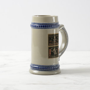 Tasse avec Billet Notgeld de 2 Marks de 1921 Vinta