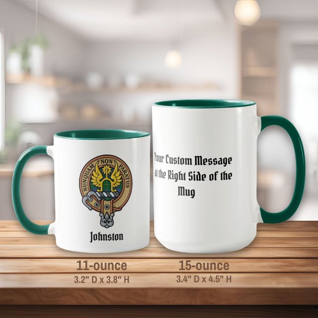 Tasse avec blason du Clan Johnston (Créateur téléchargé)