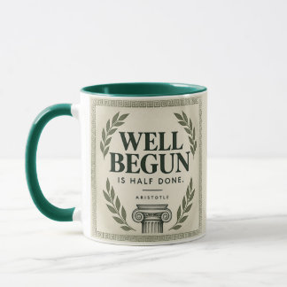 Tasse avec citation d'Aristote