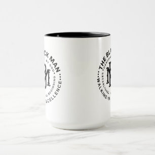 Tasse avec citation motivante Emblème de l'Homme N