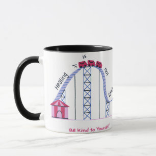 Tasse avec citation réconfortante 'La guérison n'e
