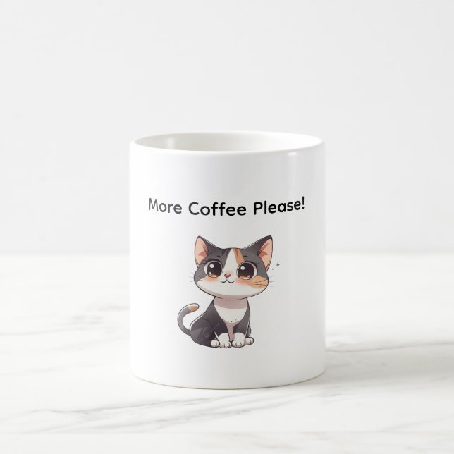 Tasse avec design chat  (Centre)