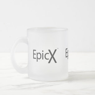 Tasse avec EpicX (logo des 3 textes - horizontal)