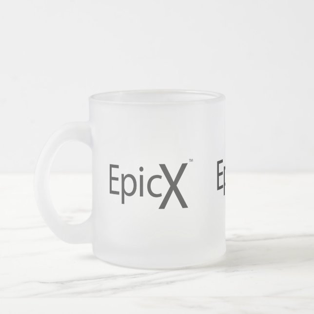 Tasse avec EpicX (logo des 3 textes - horizontal) (Gauche)