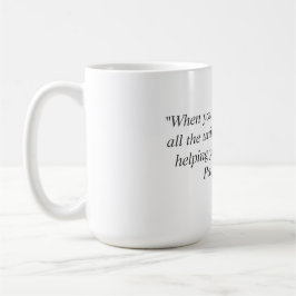 Tasse avec la citation de Paulo Coelho