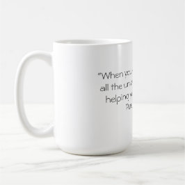 Tasse avec la citation de Paulo Coelho