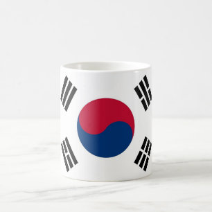 Tasse avec le drapeau de la Corée du Sud