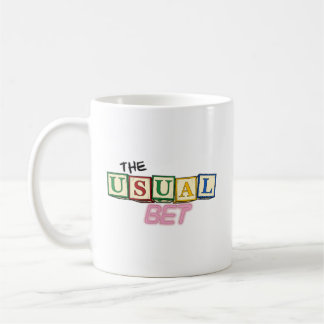 Tasse avec le logo de The Usual Bet