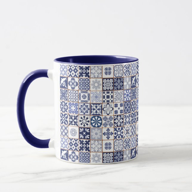 Tasse avec le motif portugais de tuiles - Azulejos (Gauche)
