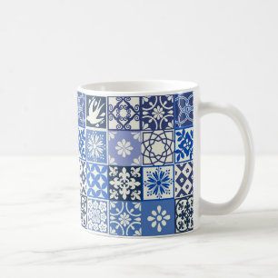 Tasse avec le motif portugais de tuiles - Azulejos