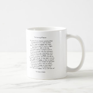 Tasse avec le poème