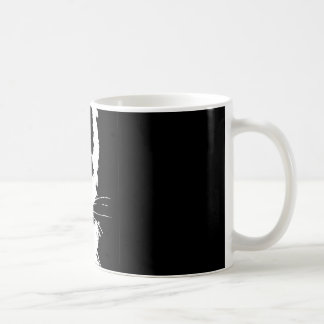 Tasse avec le tigre noir et blanc d'impression