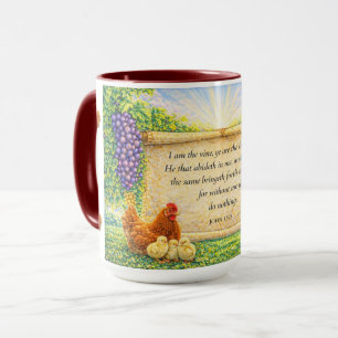 Tasse avec le verset Jean 15:5
