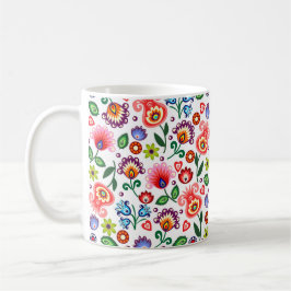 tasse avec les gens polonais de motif