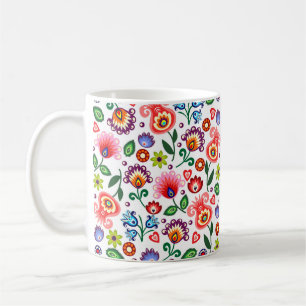 tasse avec les gens polonais de motif