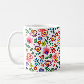 tasse avec les gens polonais de motif