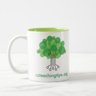 Tasse avec l'intérieur de vert de chaux - droit