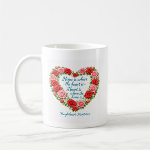 Tasse avec logo de la méditation Brightheart