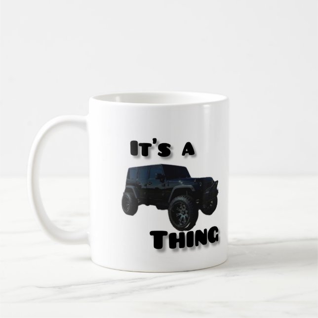 tasse avec logo de voiture (Gauche)