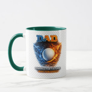 Tasse avec Logo Golf Dad Shield – Chargé pour le j