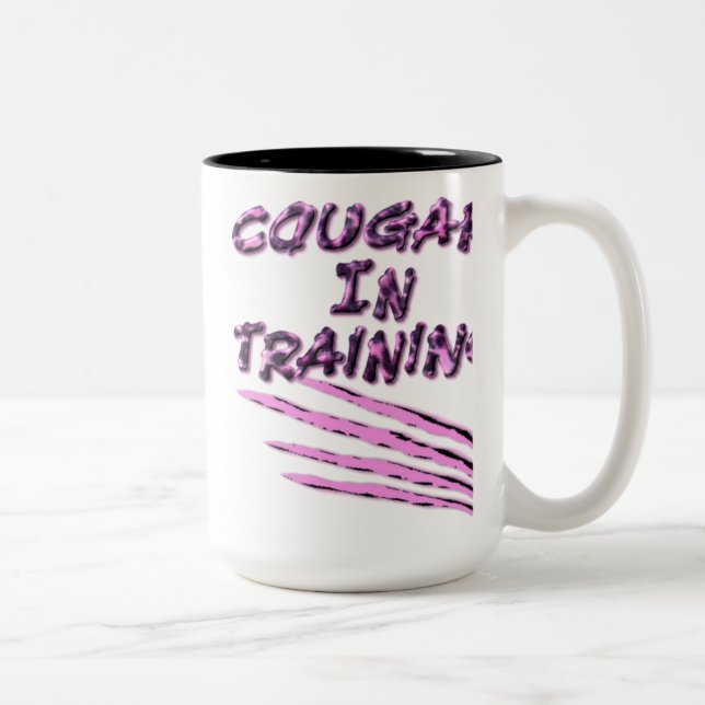 Tasse avec Marques de Griffes de Cougar en Formati (Droit)