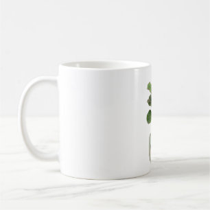 Tasse avec plante intérieure Kawaii Figuier à feui