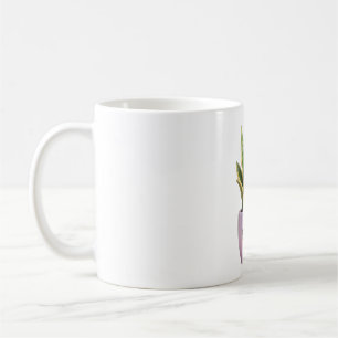 Tasse avec plante serpent Kawaii plante d'intérieu